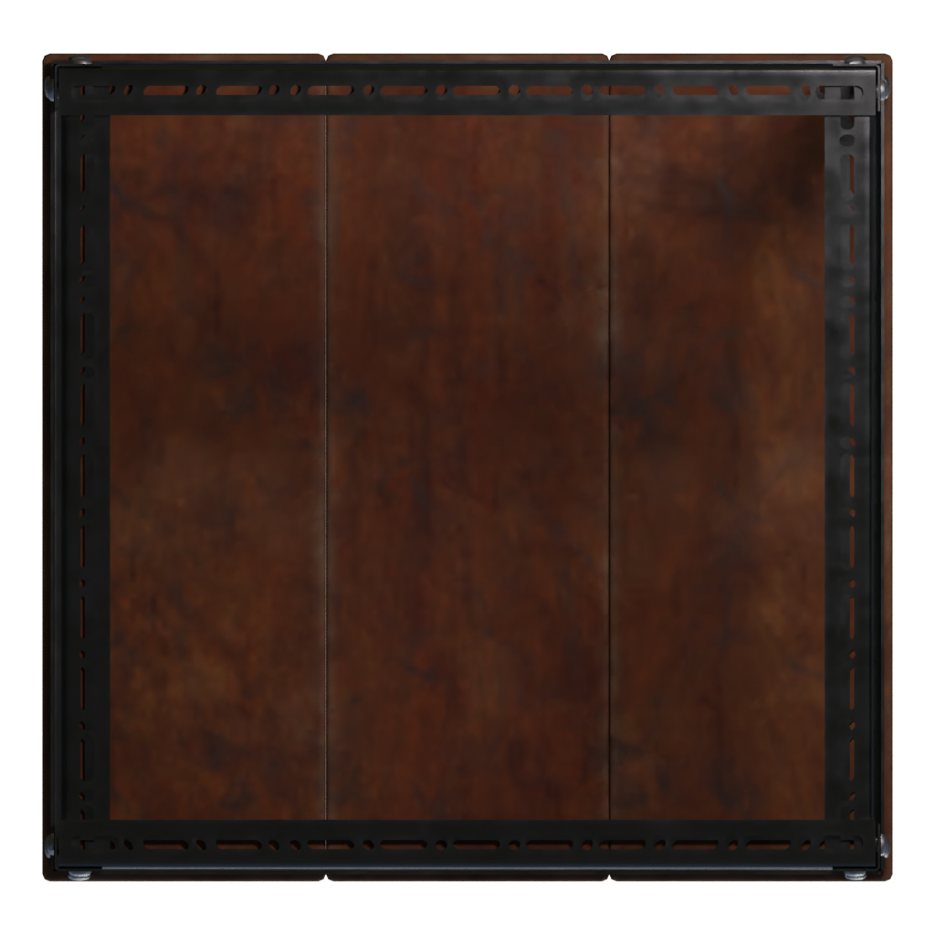 Bottom view of the Industrial Coffee Table 3D model
