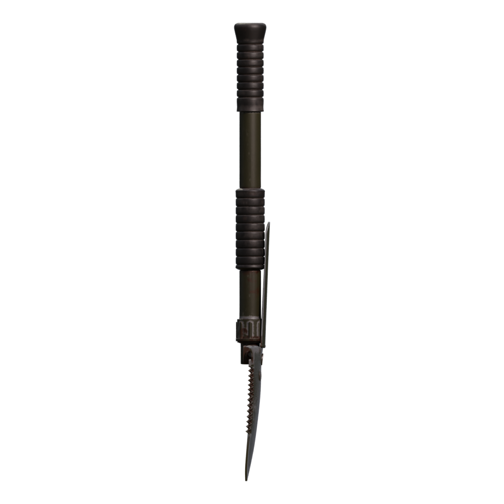 Left view of the Militaryshovel 3D model