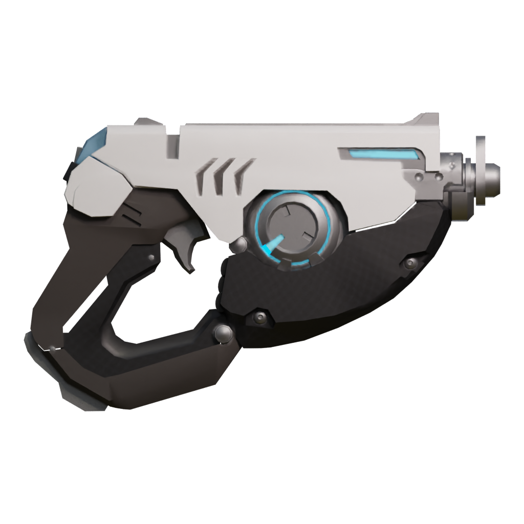 Back view of the Scifi 3D model