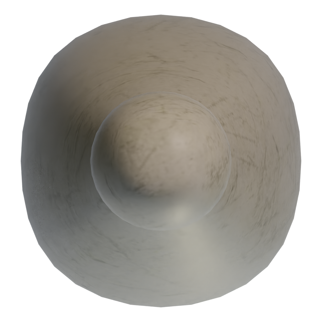 Top view of the Bowling Set 3D model