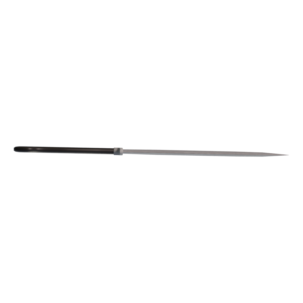 Bottom view of the Kitchen Knife 3D model