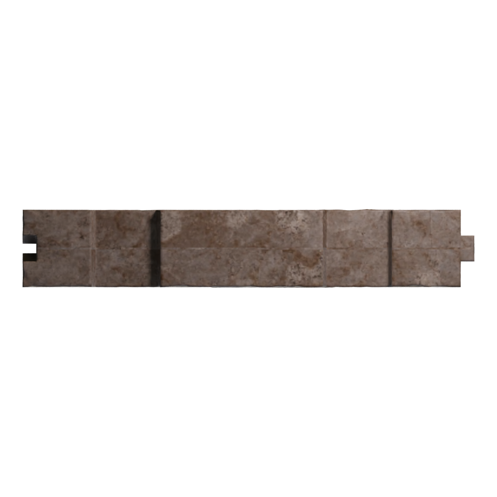 Bottom view of the Beton Block 3D model