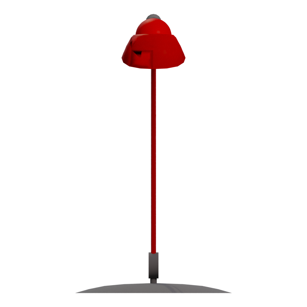 Left view of the Table Lamp Simple And Slim Table Lamp 3D Modeling 3D model
