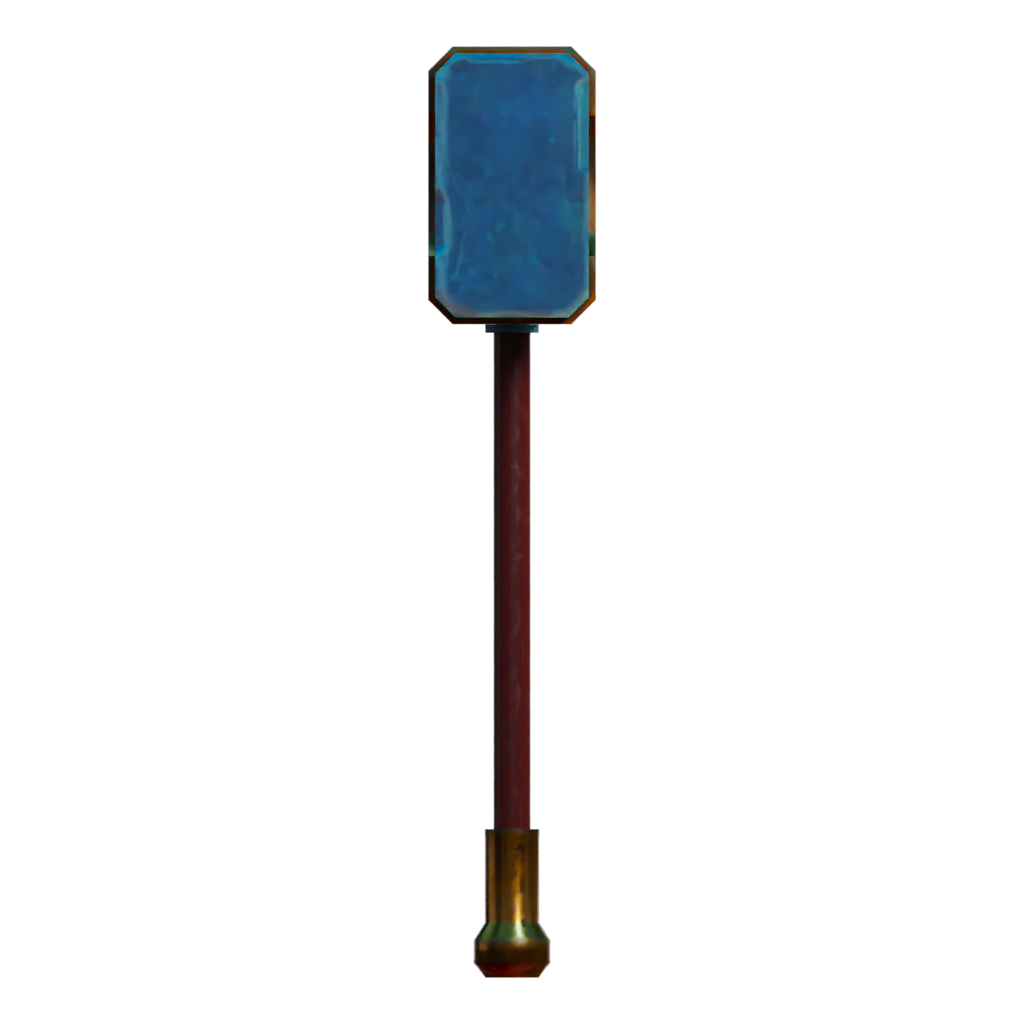 Right view of the Stylized Low Poly Axe Free Low Poly 3D model