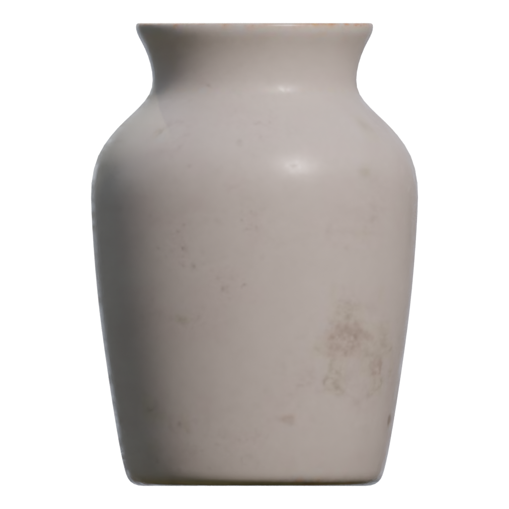 Left view of the Ceramic Vase 3D model