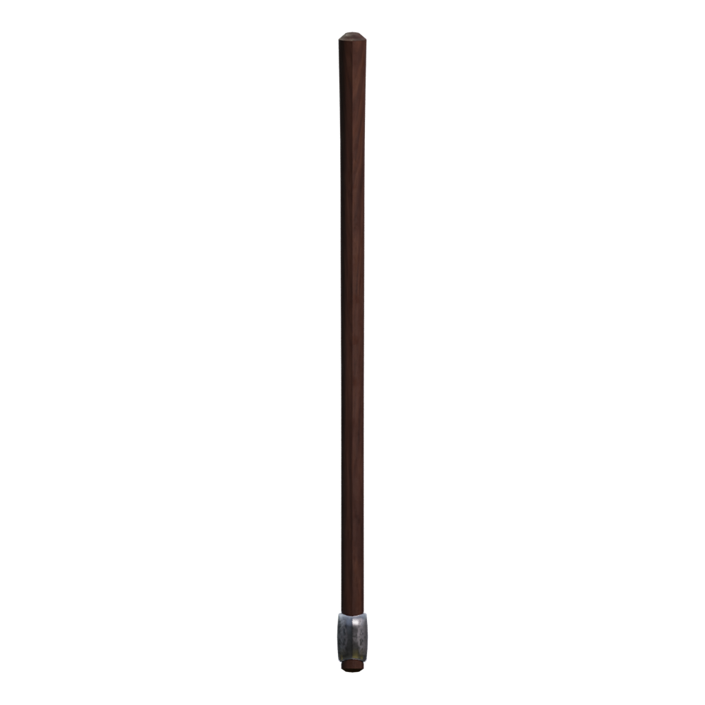 Right view of the Viking Axe High Poly 3D model
