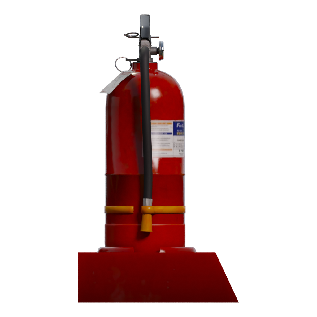 Right view of the Korean Fire Extinguisher 3D model