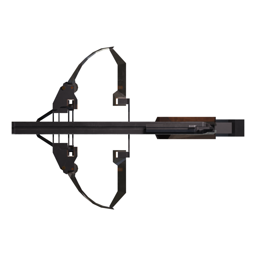 Top view of the Sci Fi Rifel 3D model