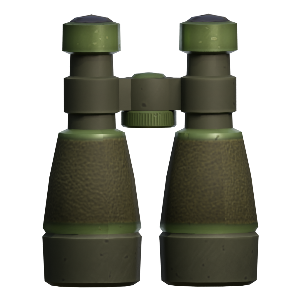 Back view of the Telescop 3D model