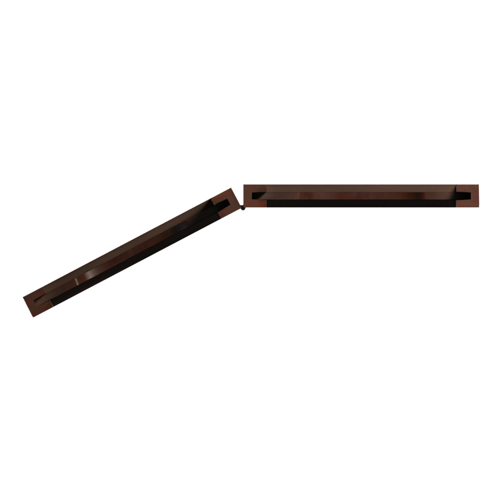 Bottom view of the Chinese Screen Panels 3D model