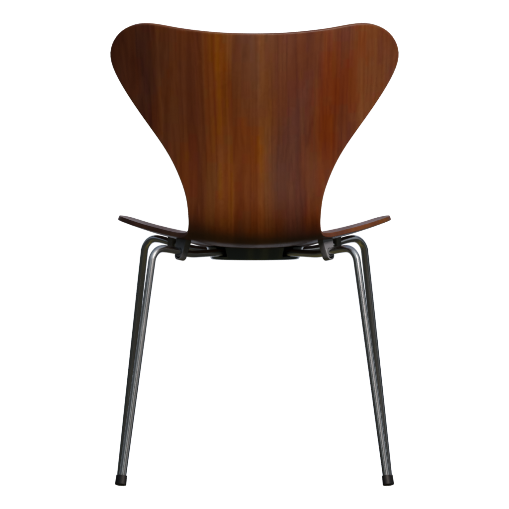 Back view of the Chair 03 3D model