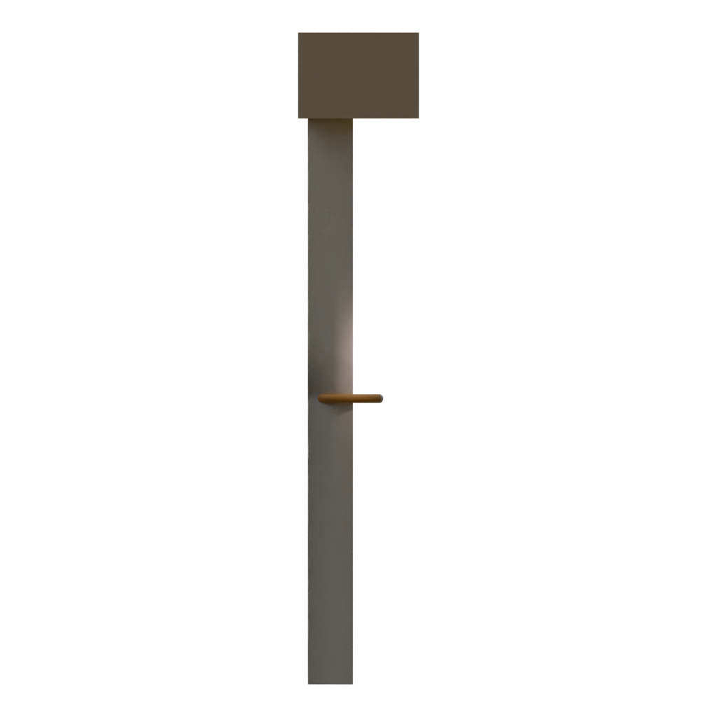 Left view of the Curtains 11 3D model