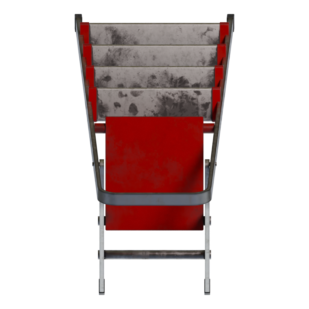 Top view of the Stepladder 3D model
