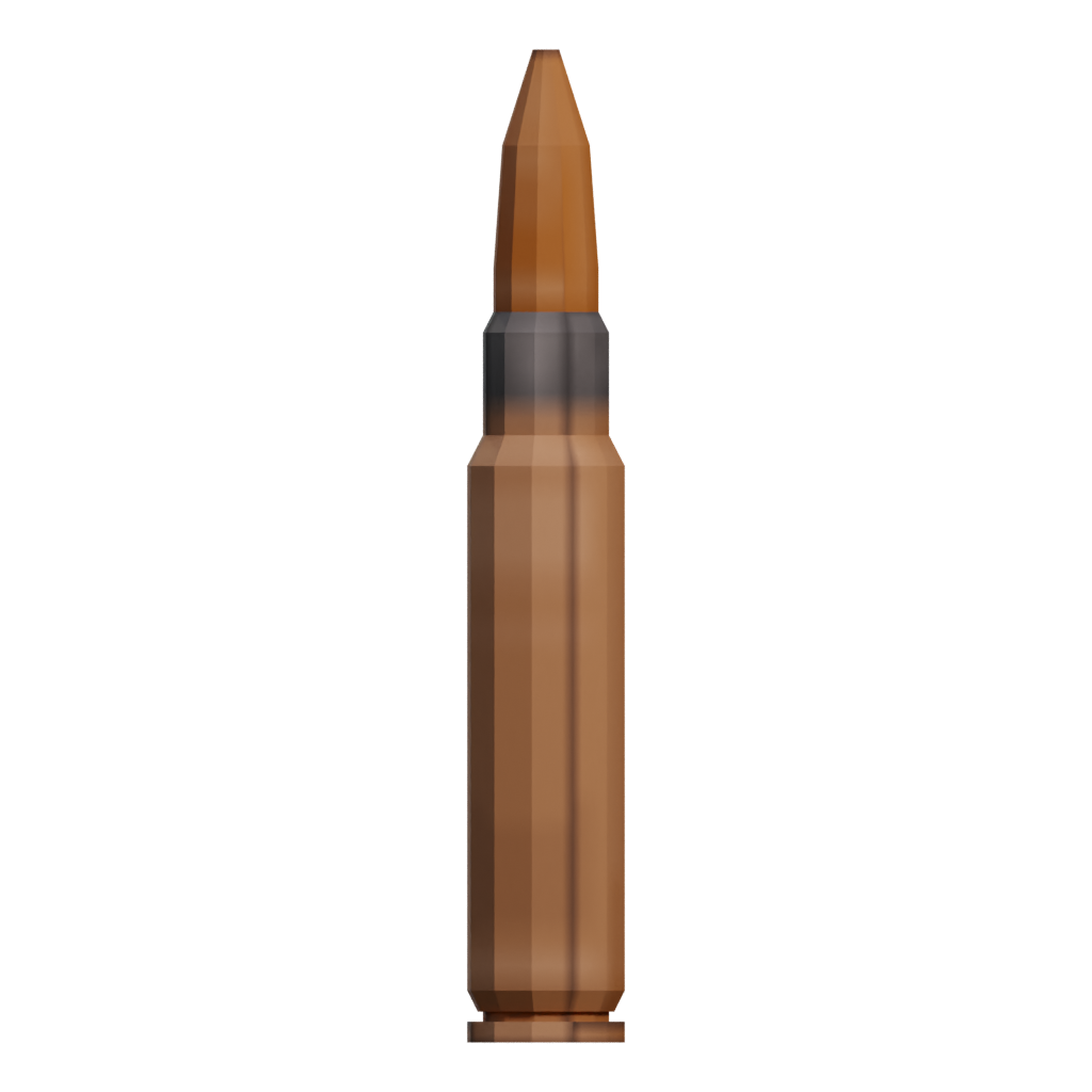 Right view of the 545 Cartridge Trinket 3D model