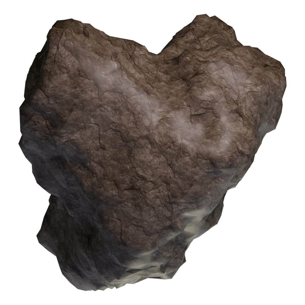 Bottom view of the Bodes Stone Colection 1 3D model