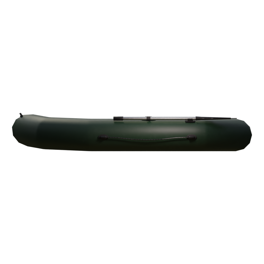 Left view of the Rubber Boat 1 3D model