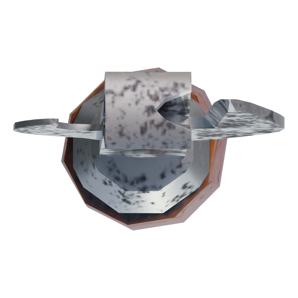 Top view of the Opener 3D model
