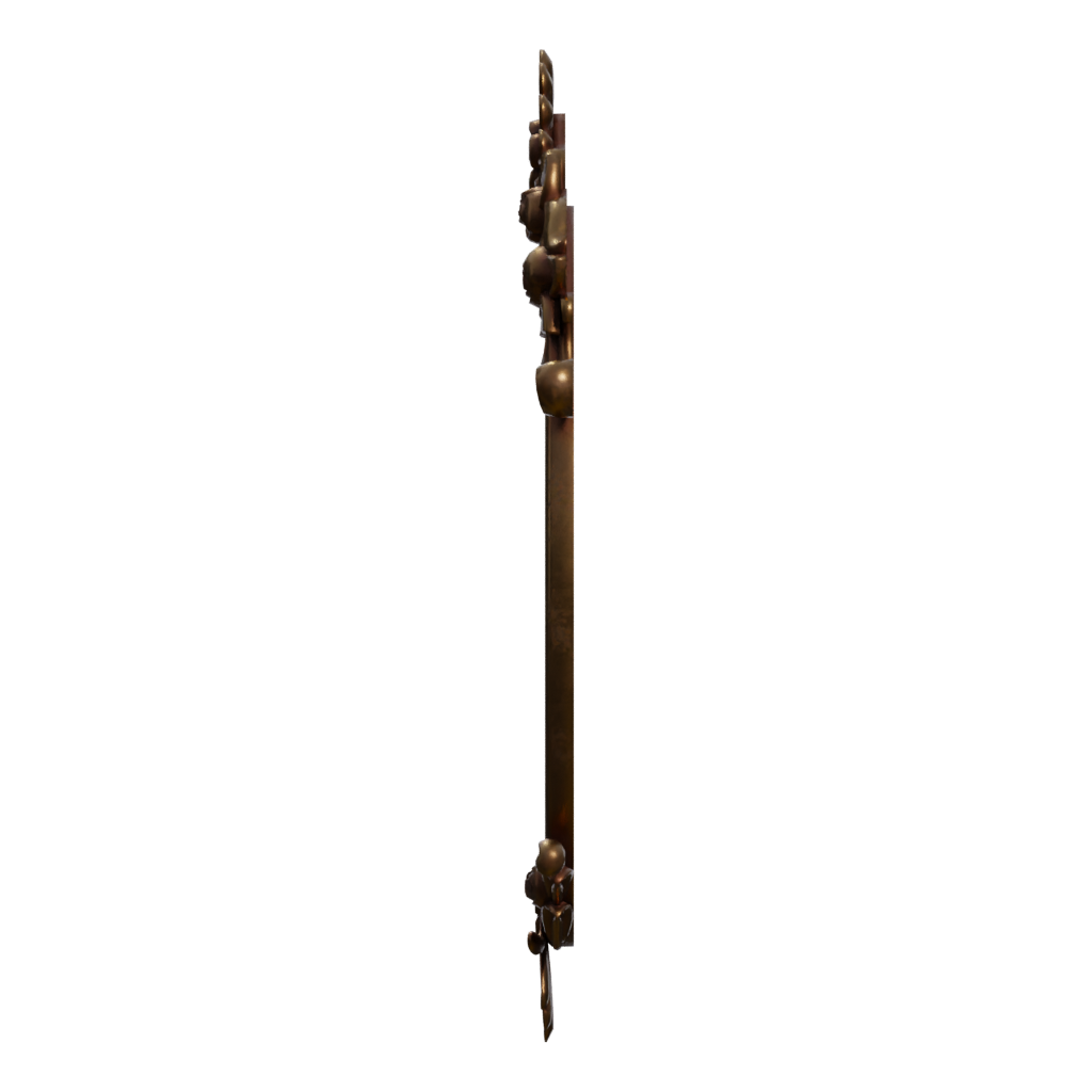 Left view of the Mirror 3D model