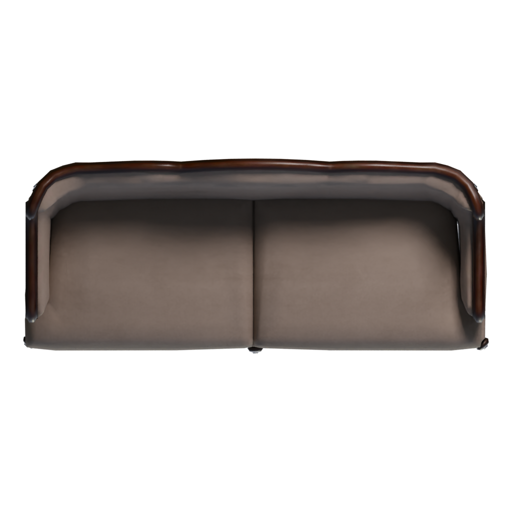 Top view of the Sofa 3D model