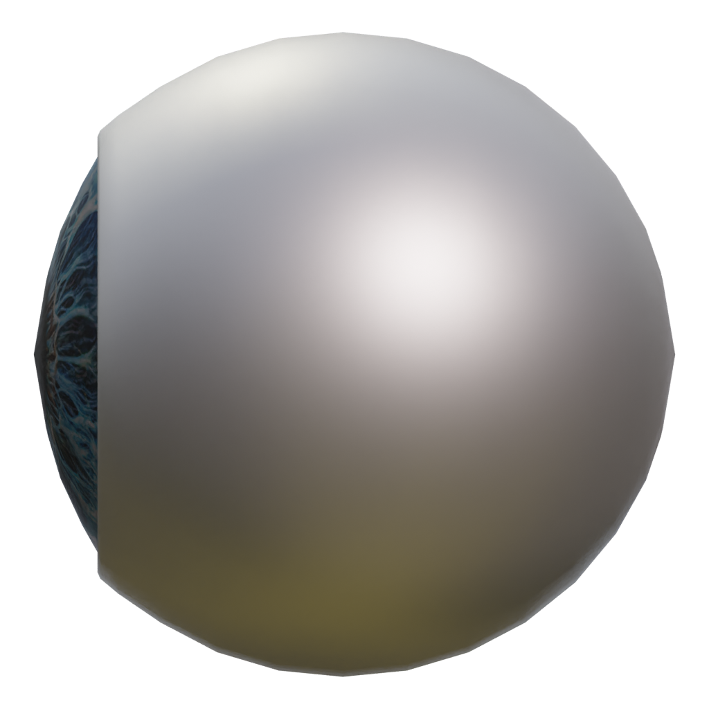 Left view of the Eye 3D model