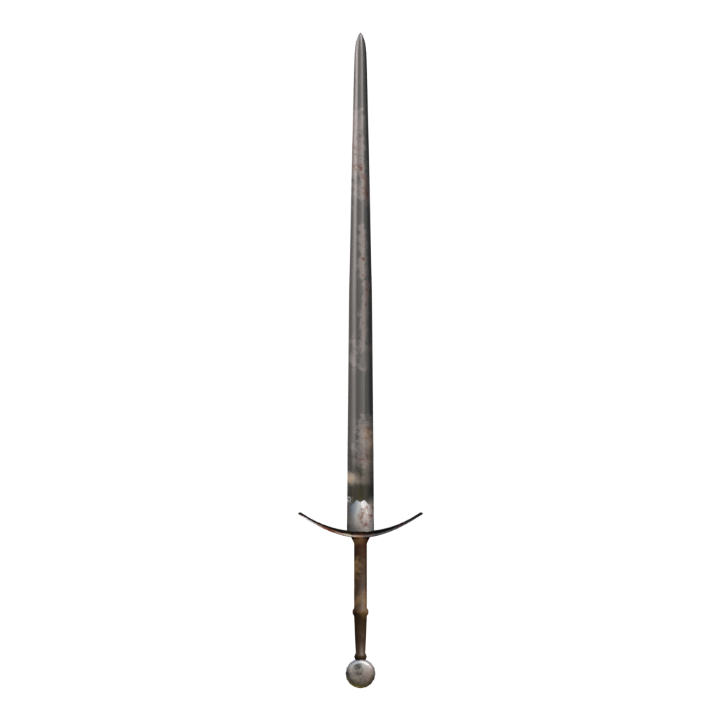 Back view of the Sword 3D model