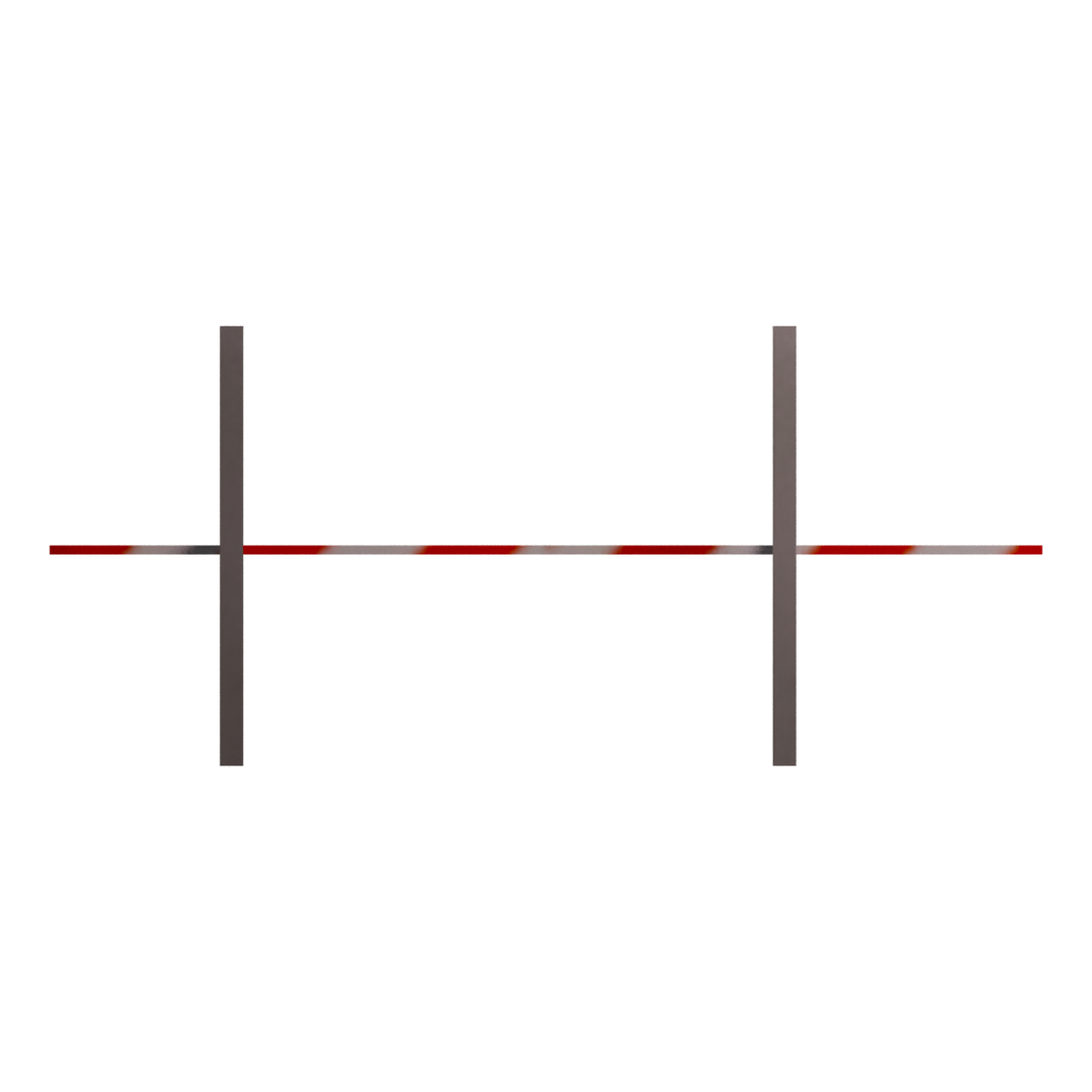 Bottom view of the Road Closed 3D model