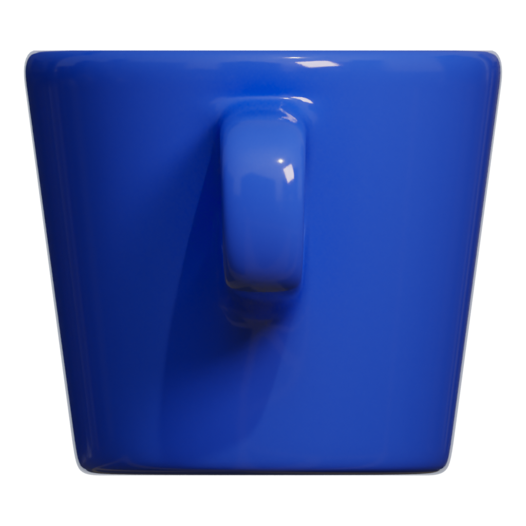 Front view of the Cup 3D model