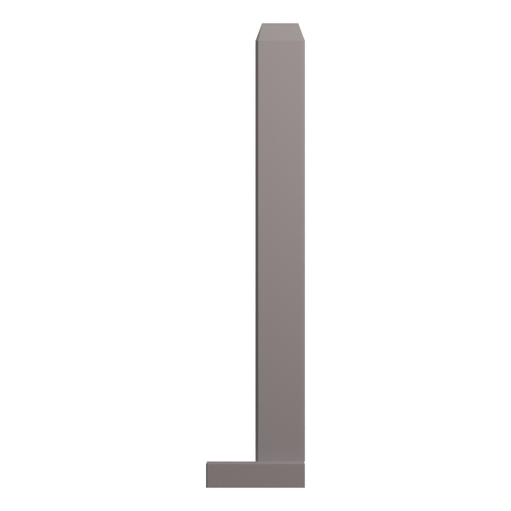 Right view of the Fence 3D model