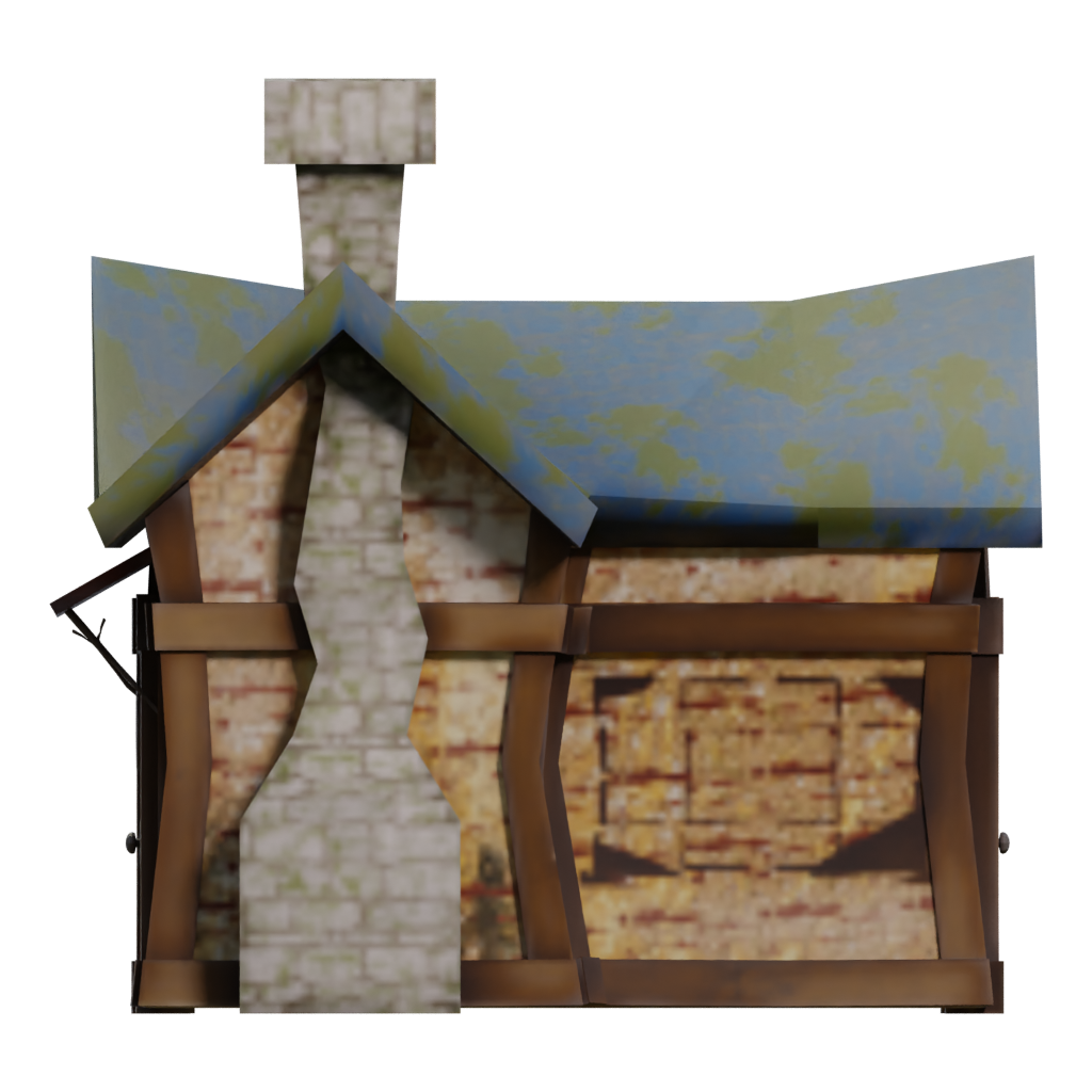 Left view of the Chouse 3D model