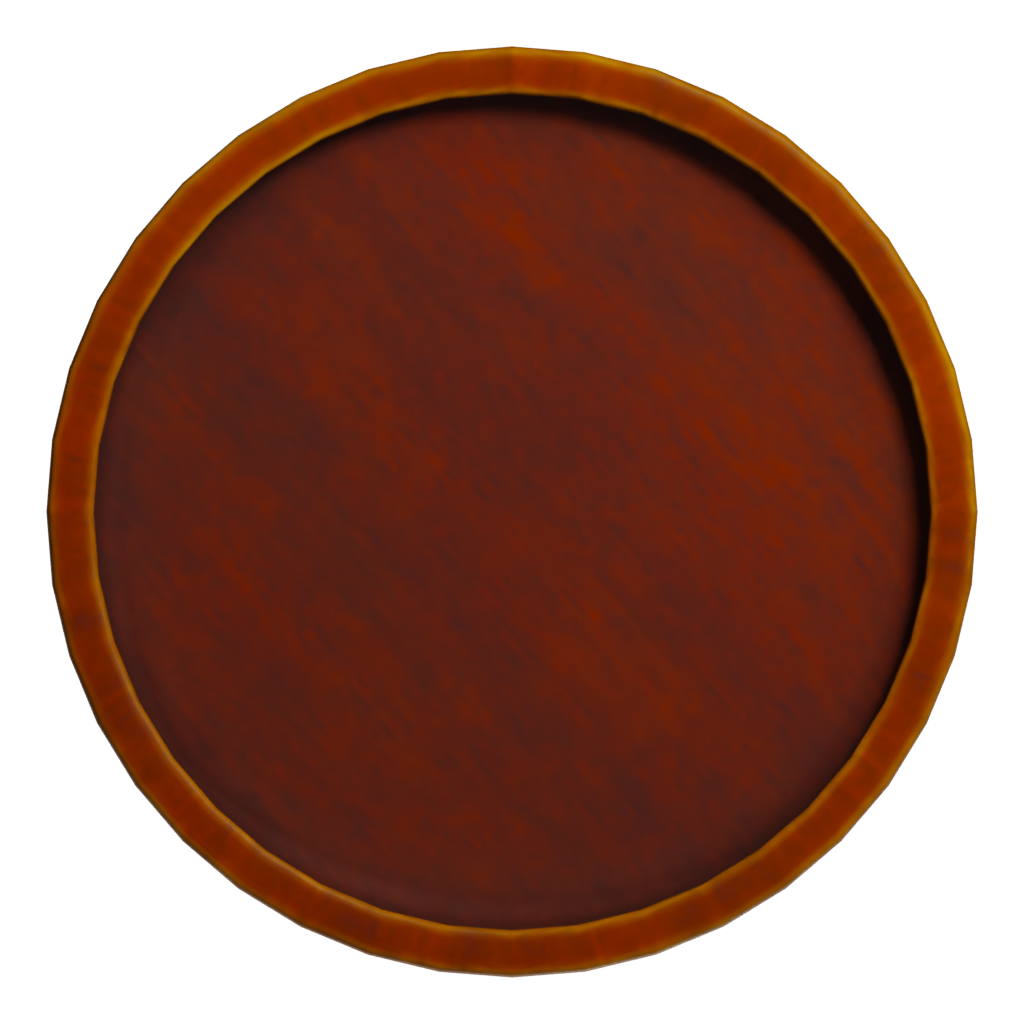 Bottom view of the Birdcage 3 3D model