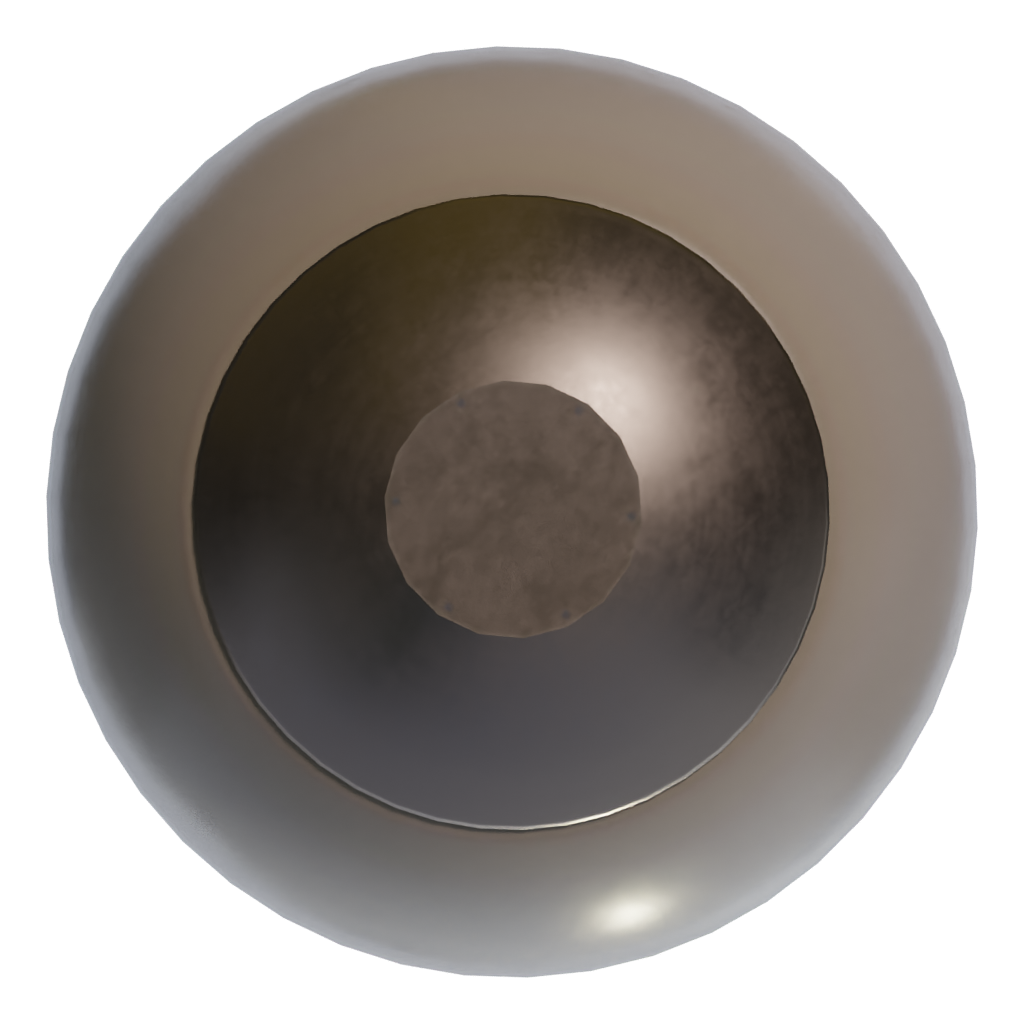 Top view of the Modern Ceiling Lamp 3D model