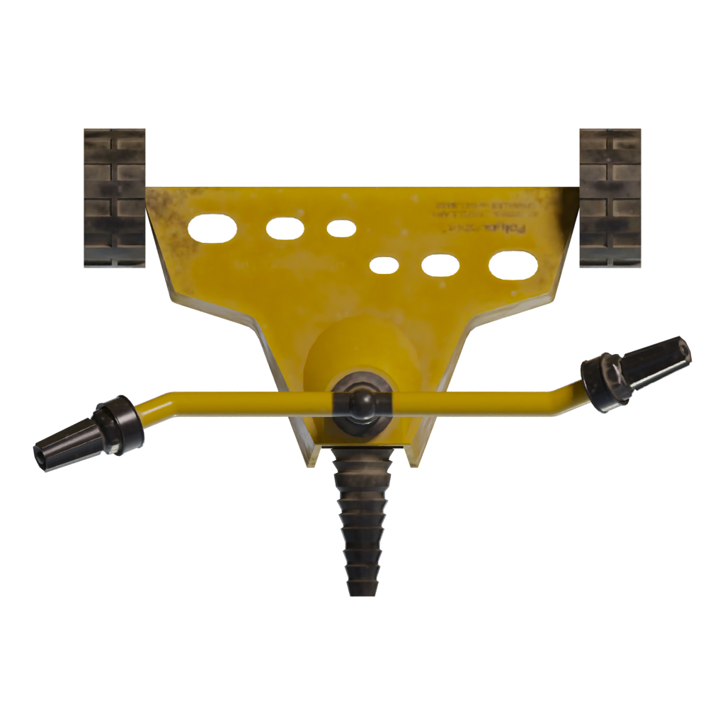 Top view of the Garden Sprinkler 3D model