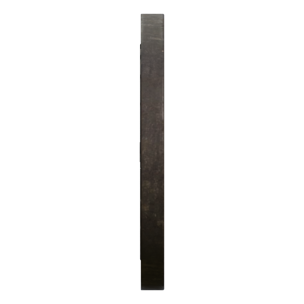 Left view of the Dartboard 3D model