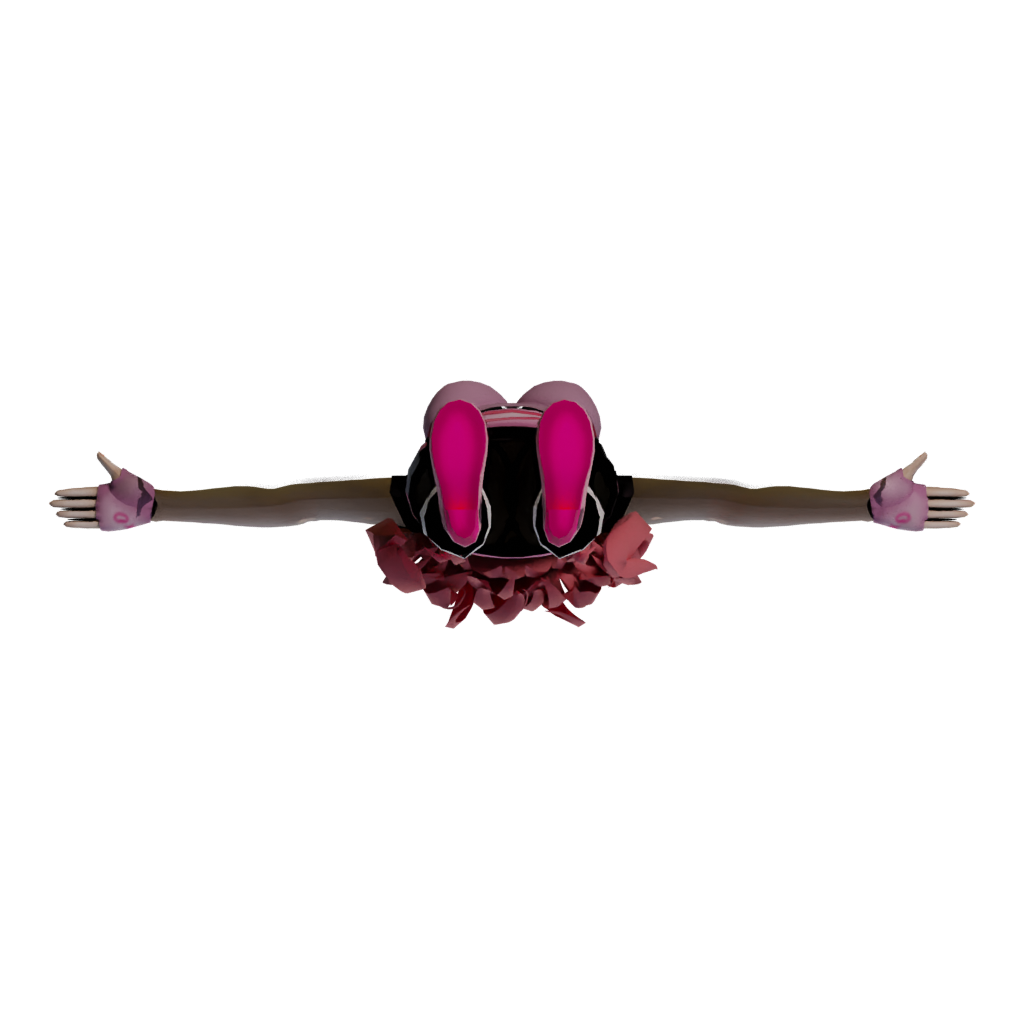 Bottom view of the Android N21 3D model