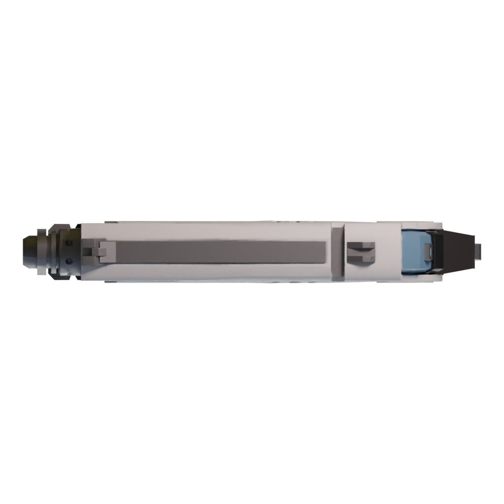 Top view of the Scifi 3D model