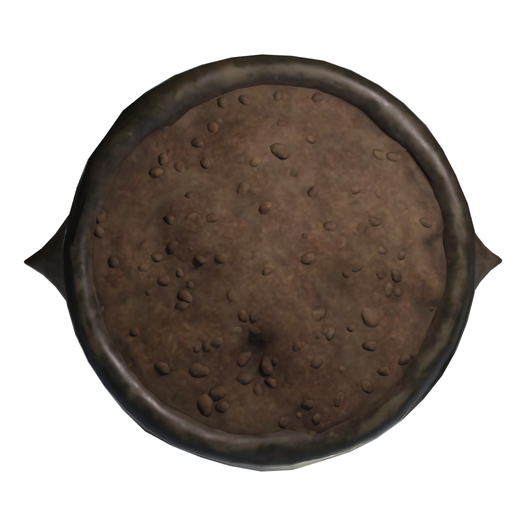 Top view of the Compost Bag 3D model