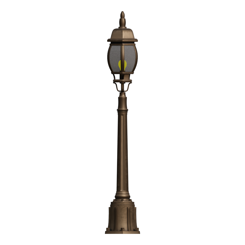 Back view of the Street Lamp 55 3D model