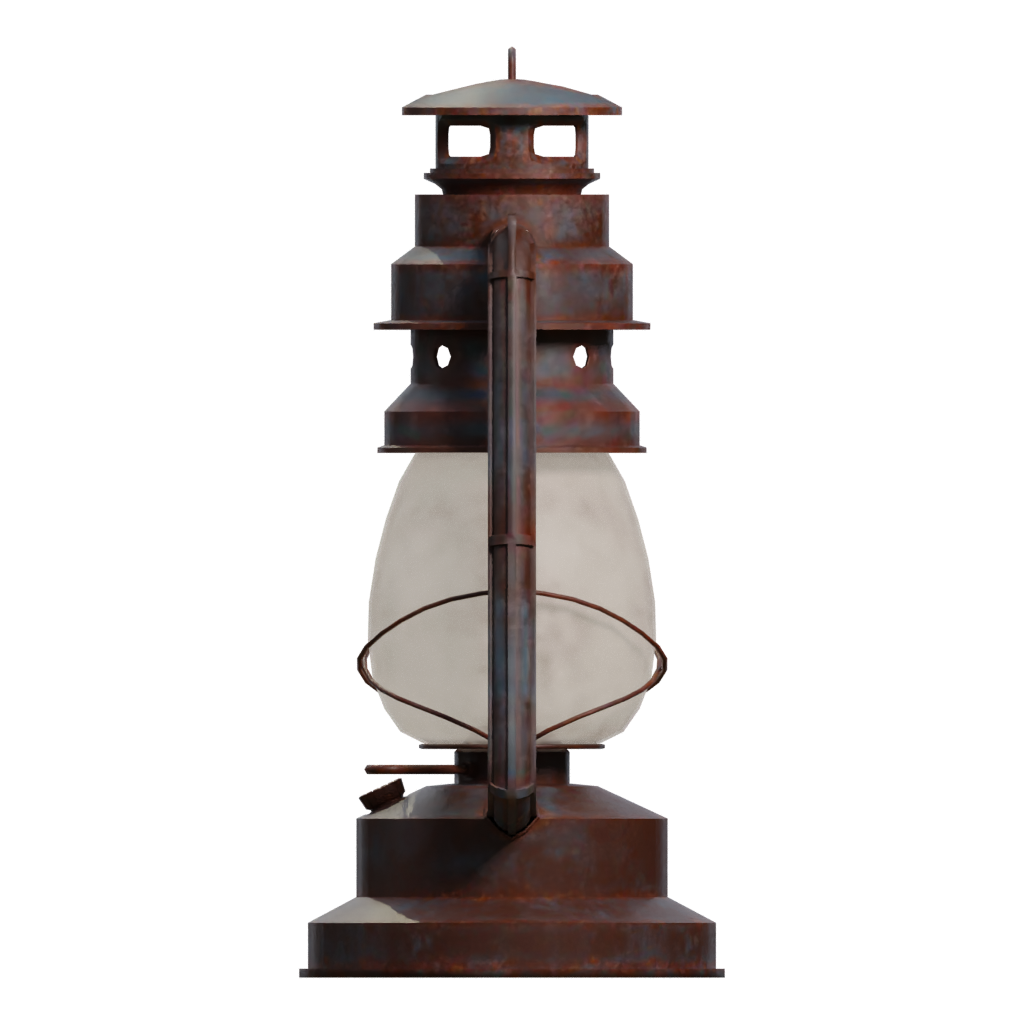Left view of the Lantern 3D model