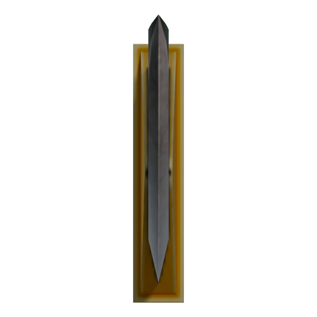 Left view of the Lostvayne Demon Sword 3D model
