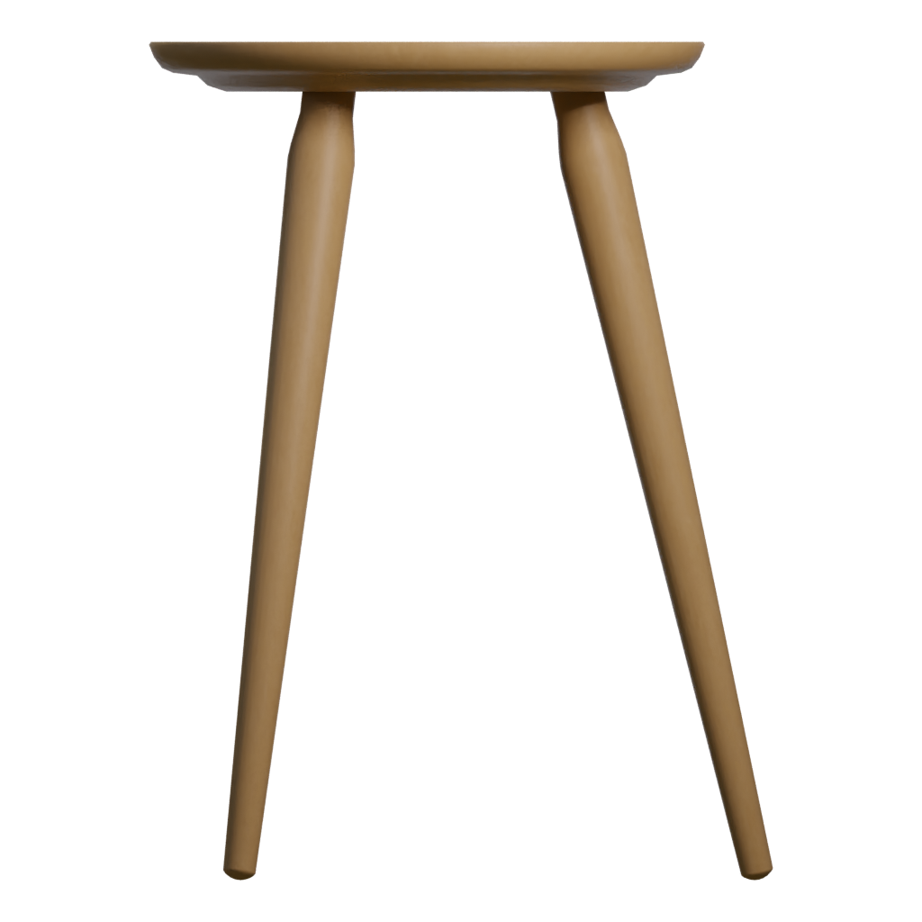 Right view of the Stool 3D model