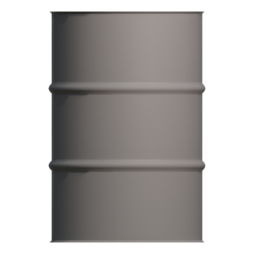Back view of the Barrel 3D model