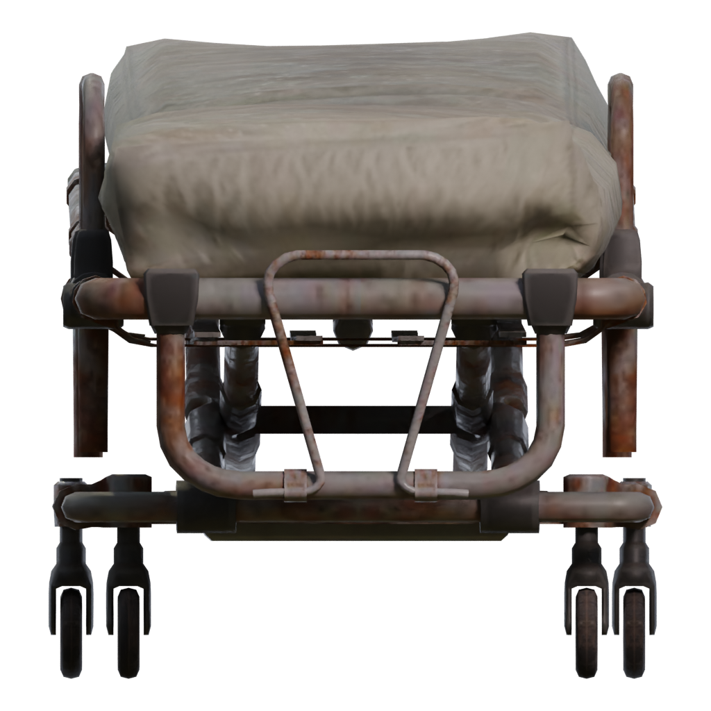 Right view of the Medical Wheelchair 3D model