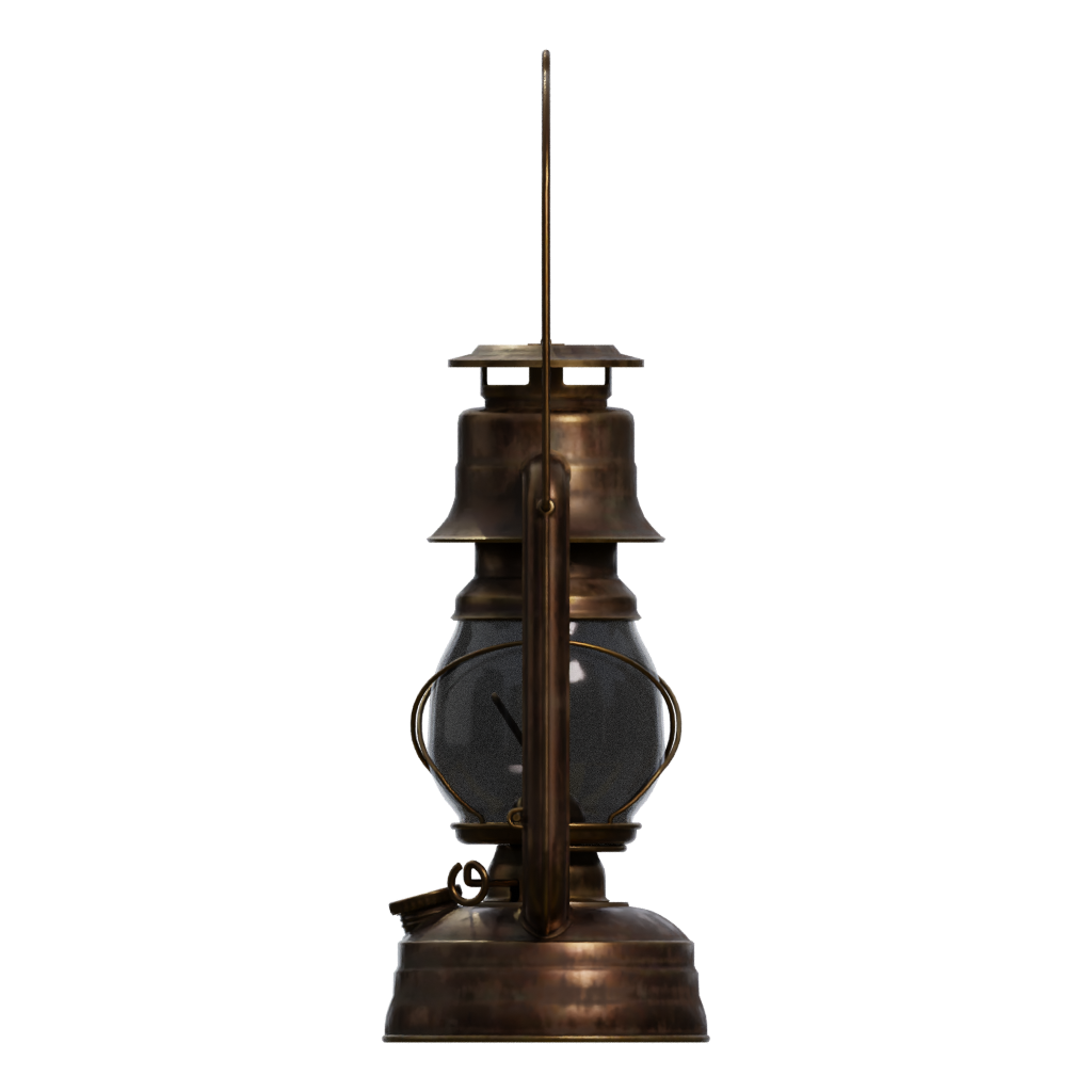 Left view of the Lantern 3D model