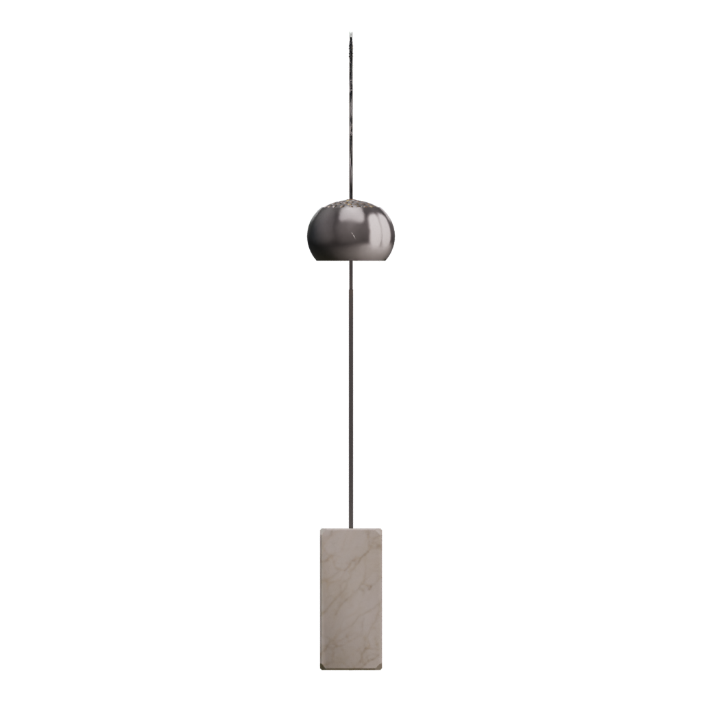 Right view of the Arco Floor Lamp Free 3D model
