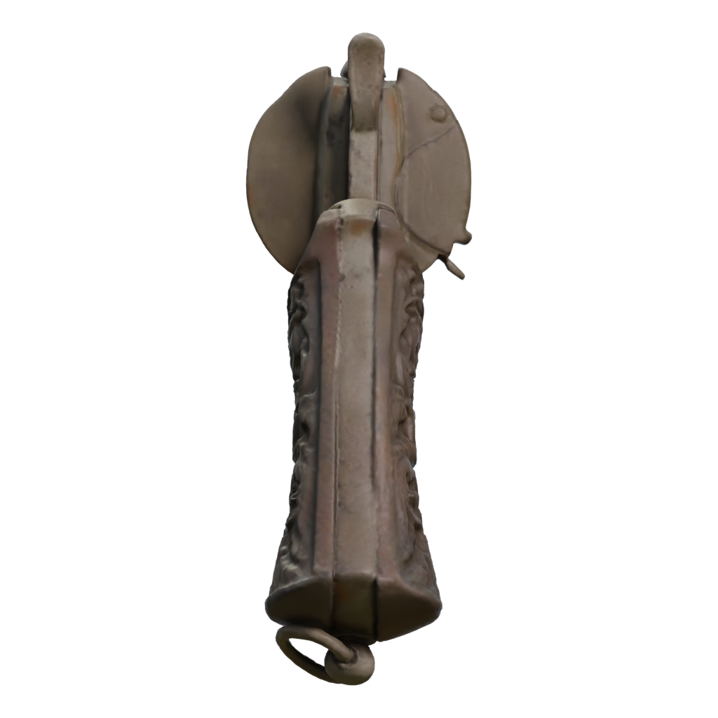 Left view of the Dueling Pistol 3D model