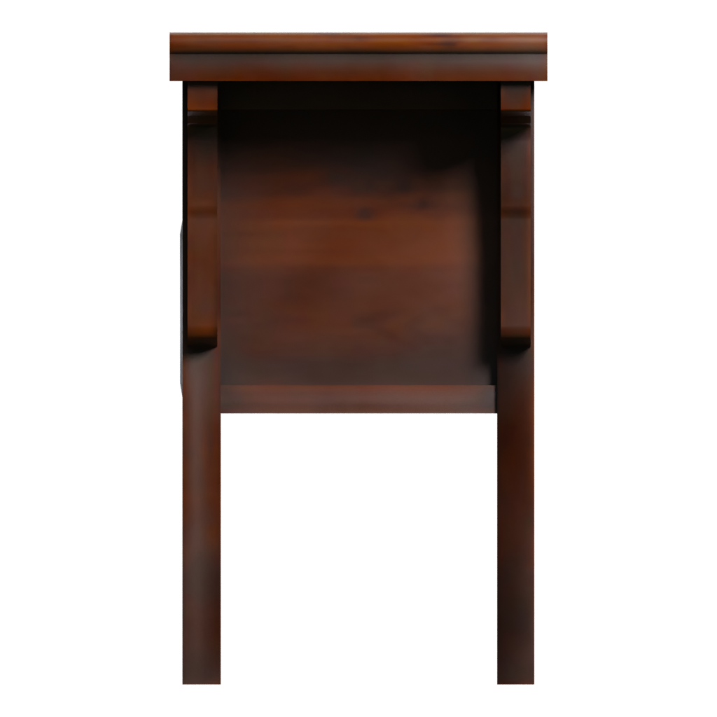 Left view of the Chinese Commode 3D model