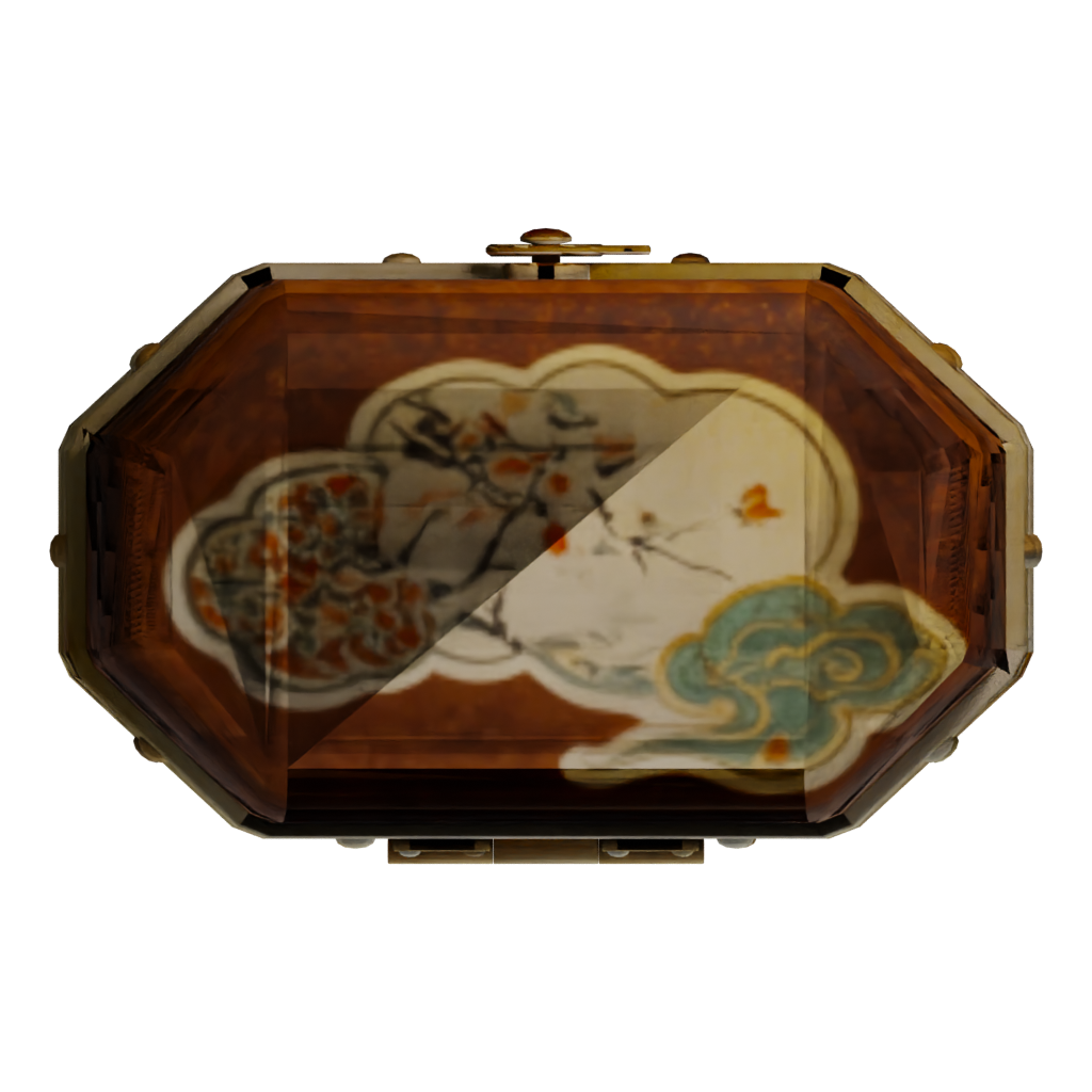 Bottom view of the Coffer Fairy 1 3D model