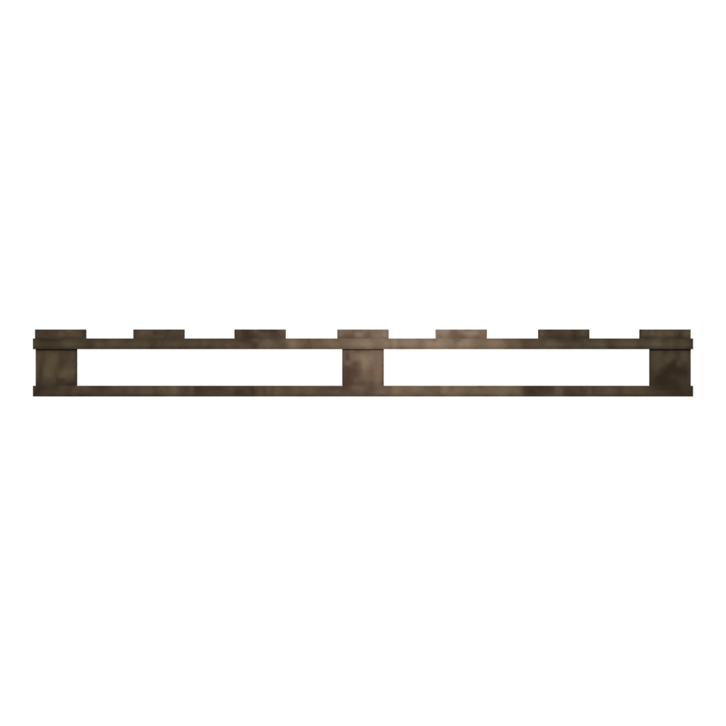 Back view of the Pallet 3D model
