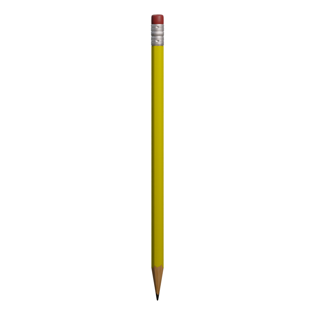 Right view of the Pencil 3D model
