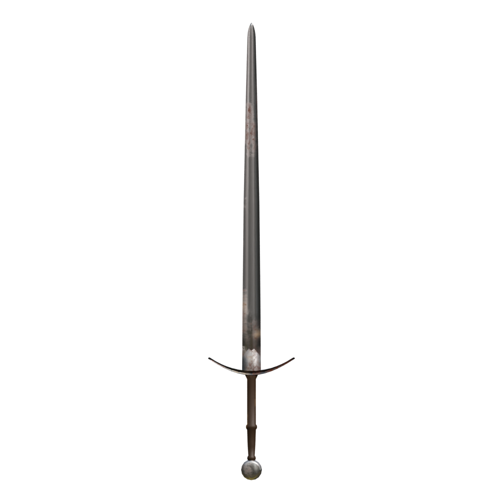 Front view of the Sword 3D model